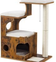 ACAZA Krabpaal - Krabpaal voor Katten - Krabpaal Hout - 86 cm
